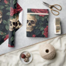 Search for red rose wrapping paper Gothic