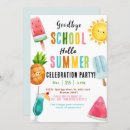 Search for end of school year party invitations Summer fun