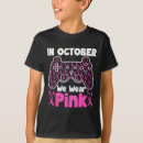 Search for breast cancer kids tshirts Pink