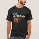 Search for husband 40th anniversary tshirts 1982