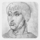 Search for guy square stickers Red