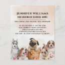Search for dog sitting flyers Watercolor