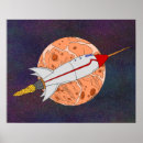 Search for retro rocket posters Planet