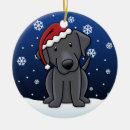 Search for black lab christmas tree decorations Xmas