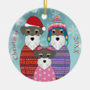 Search for miniature christmas tree decorations Mini schnauzer