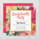 Search for pink gold hen party invitations Glitter