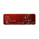 Search for red glitter return address labels Festive