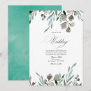 Search for painted watercolor leaves wedding invitations Autumn