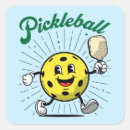 Search for cartoon pickle stickers Pickleball
