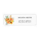 Search for lily return address labels Floral