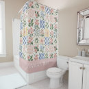 Search for patchwork shower curtains Botanical