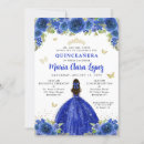 Search for blue butterfly quinceanera invitations Miss quince mexican