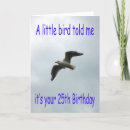 Search for 25th birthday cards White