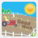 Search for cartoon tractor stickers Farmer