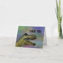 Search for dinosaur birthday party thank you cards T rex