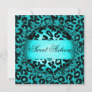 Search for teal sweet 16 invitations Sweet sixteen party