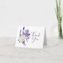 Search for white iris cards Elegant