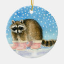 Search for cute racoon christmas tree decorations Wildlife