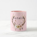 Search for pink antlers mugs Deer