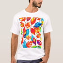 Search for abstract tshirts Vibrant colours