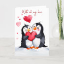 Search for cute penguin valentines day cards Snow