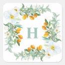 Search for square monogram stickers Greenery