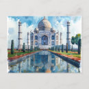 Search for wonder of the world postcards Taj mahal