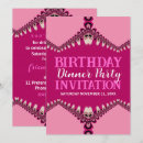 Search for girlfriend birthday invitations Pink