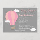 Search for air 4x6 invitations Pink