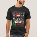 Search for boston terrier christmas tshirts Dog