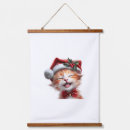 Search for christmas kitten art Santa