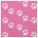 Search for pink paw prints fabric Puppy
