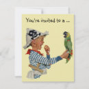 Search for parrot pirate postcards Vintage