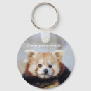 Search for red panda key rings China