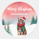 Search for christmas tiger stickers Xmas