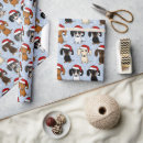 Search for wiener dog christmas wrapping paper Dachshund