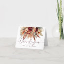Search for fall thank you cards Pampas grass