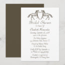 Search for equestrian bridal shower invitations For her