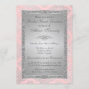 Search for peach and silver bridal shower invitations Coral