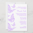 Search for butterfly bar bat mitzvah invitations Purple