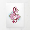 Search for music flower cards Pink