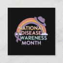 Search for disease business cards Awareness