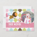 Search for bee valentines day cards Pink