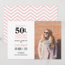 Search for fabulous 50 invitations Girly