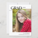 Search for magazine graduation invitations Black and white