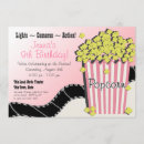 Search for pink popcorn invitations Fun