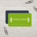 Search for bright business cards Green