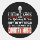 Search for funny country stickers Music