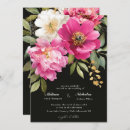 Search for pink peony wedding invitations Flowers