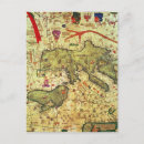 Search for map of the mediterranean sea postcards Black